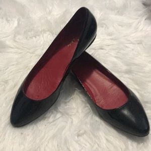 Black Patent Leather Cole Haan Flats-Nike Air 8.5